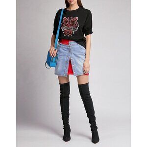 SJYP Pink and Blue Color Layered Denim Mini SKirt Size 28